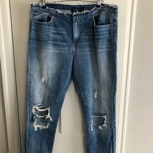 Lucky Brand Jeans, Size 12/31 Ankle, Distressed